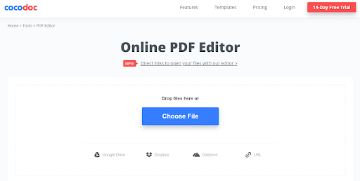 CocoDoc Online PDF Editor