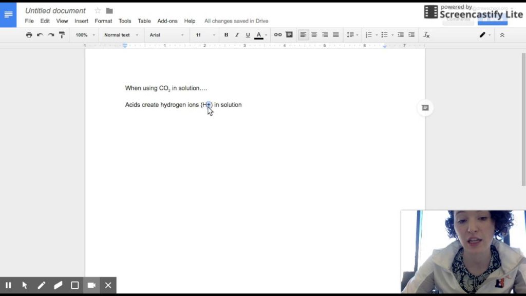 How to make text superscript in google docs