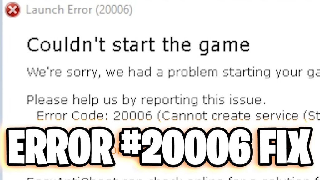 What are the Sources of the X Fays to Fix Fortnite Error Code 20006