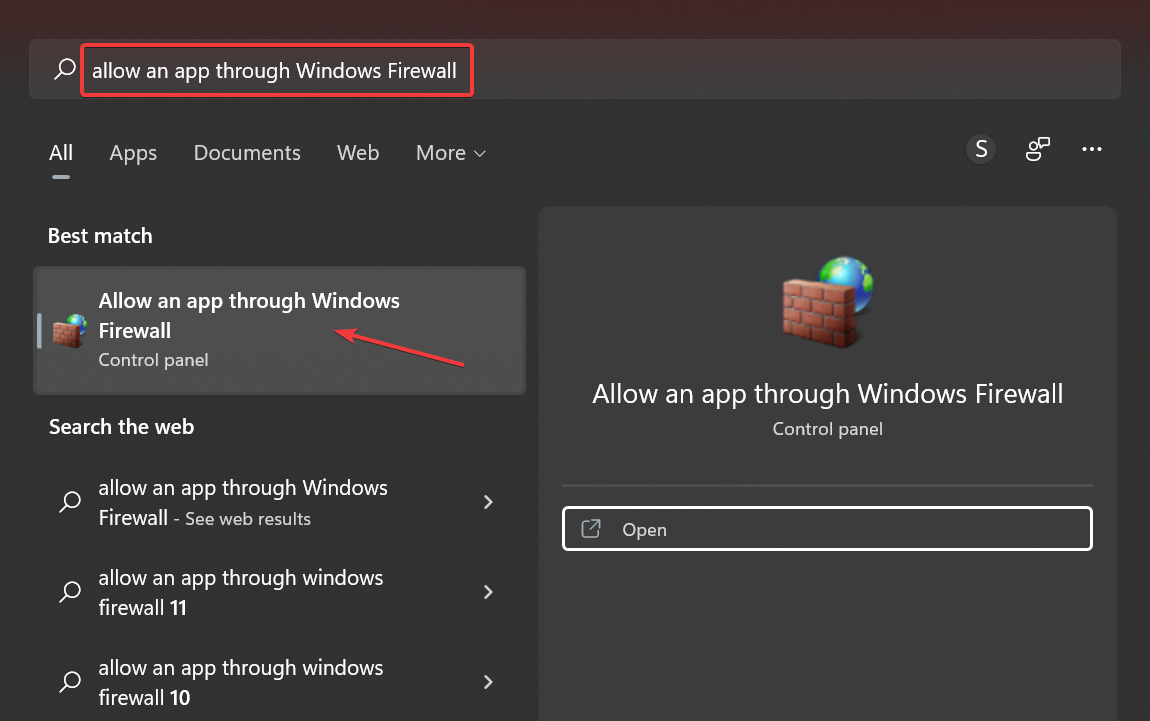 Allow an app through Windows Firewall to fix roblox update error