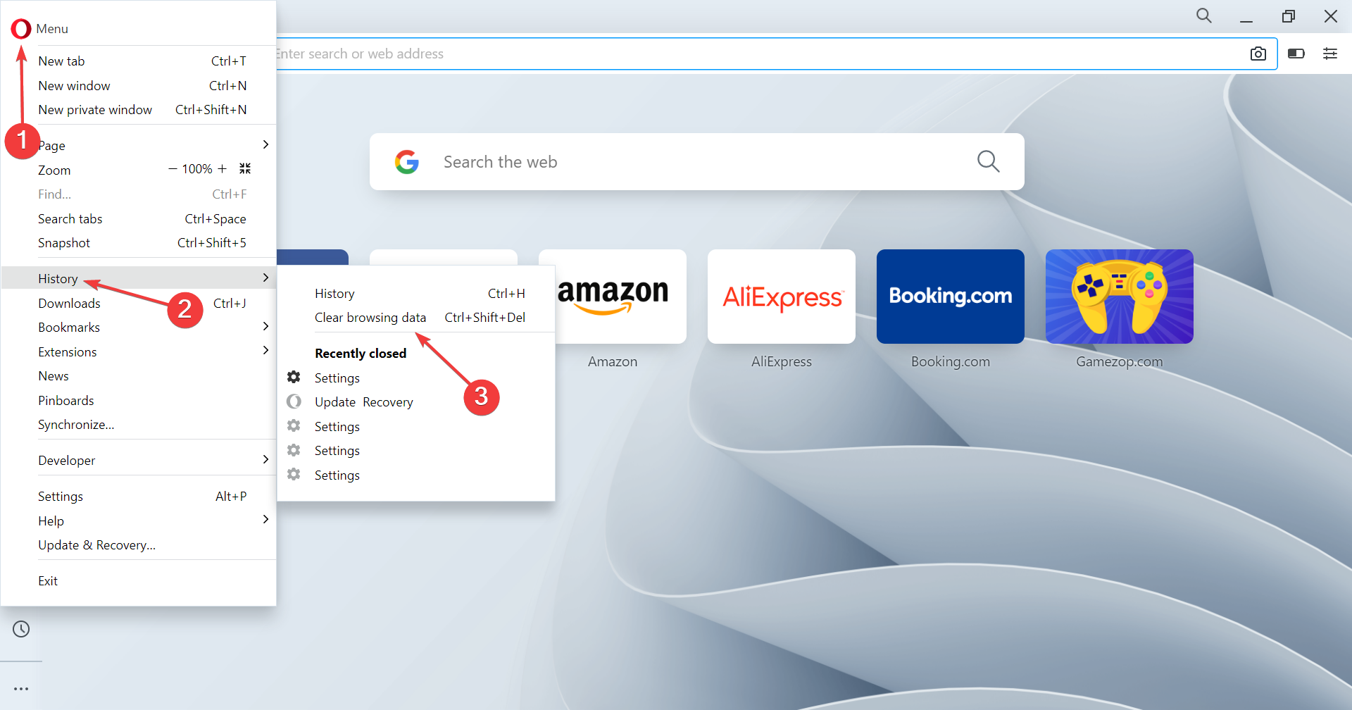 Clear browsing data to fix roblox update error