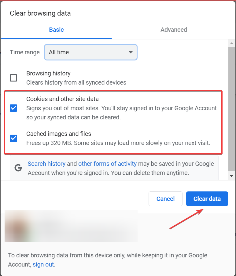 Clear data to fix roblox update error