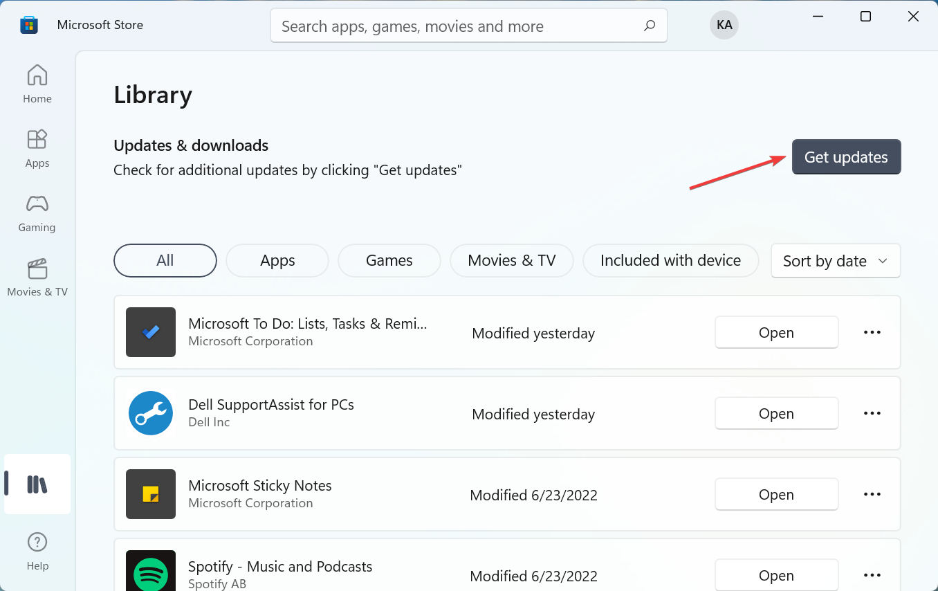 Get updates to fix roblox update error